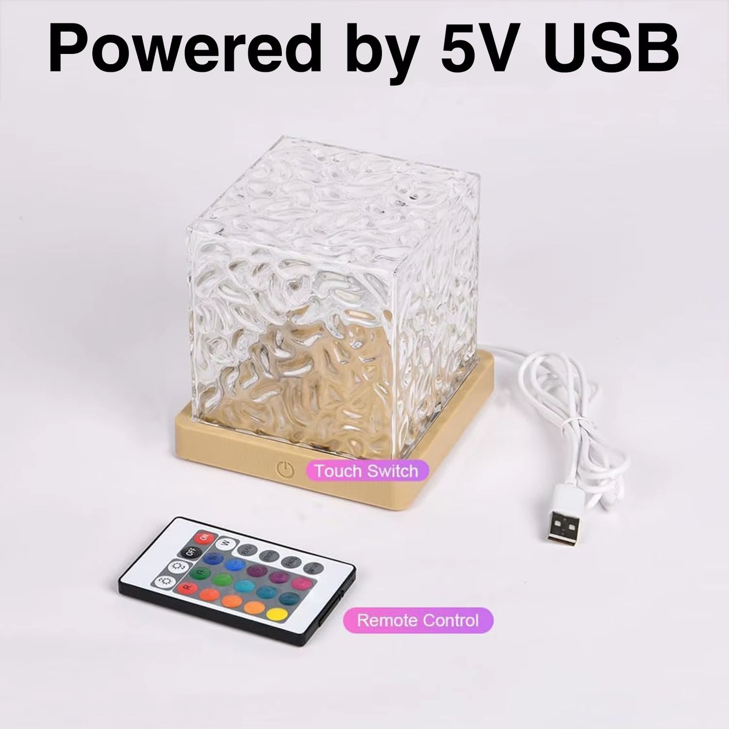 Ocean Lamp Water Light Projector - Aurora Borealis and Wave Ripple Night Light for Bedroom Ambiance