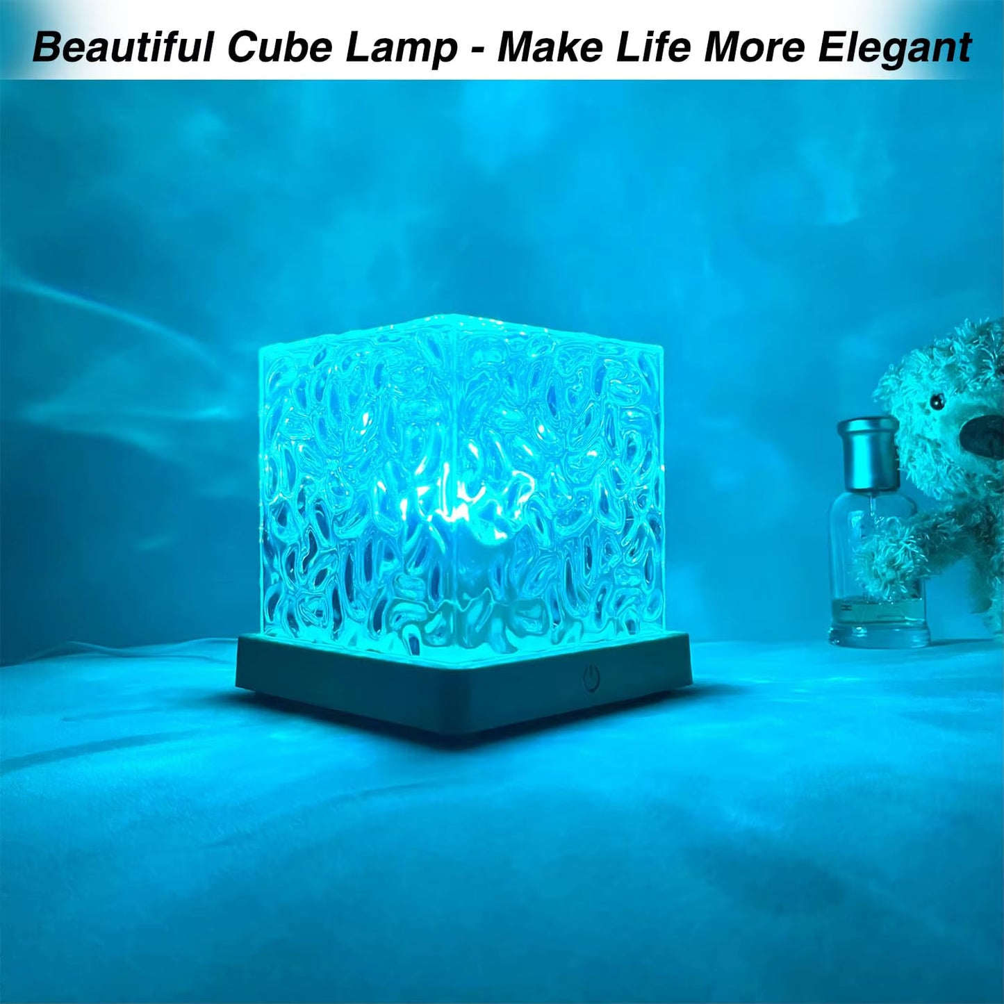 Ocean Lamp Water Light Projector - Aurora Borealis and Wave Ripple Night Light for Bedroom Ambiance
