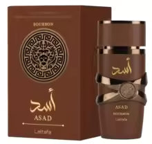Lattafa Asad Bourbon Eau De Parfum Spray 3.4 oz (100ml) Unisex New in Box Sealed Original